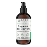 BARE BOTANICS huile-corps menthe, bouteille 8oz, hydratation profonde
