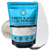 Bare Essentials Living poudre kaolin blanc pour masque visage, douceur peau sensible