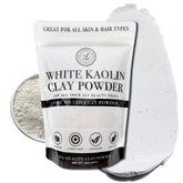 Bare Essentials Living poudre kaolin blanc 2 lb, idéale pour masques et soins maison.