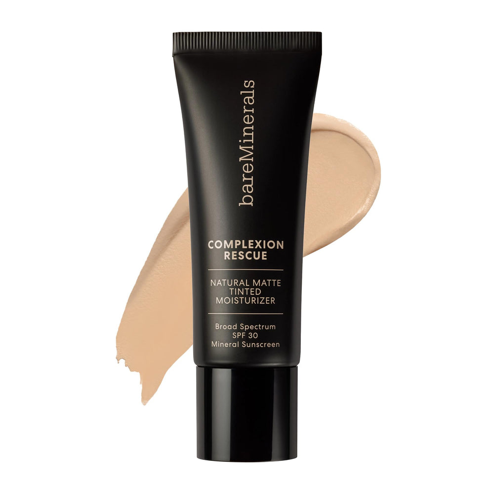 BareMinerals Complexion Rescue Matte Opal-01, teinte naturelle et fini mat.