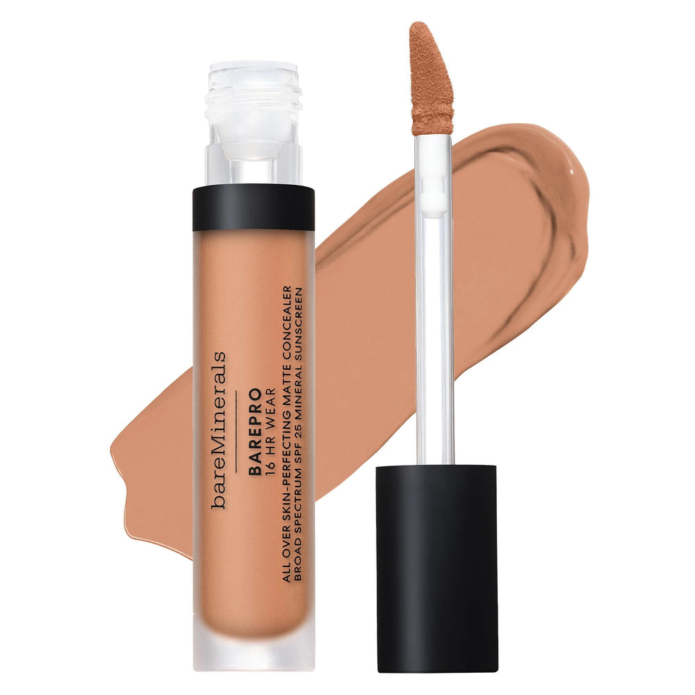 bareminerals barepro 16hr dans le flacon, couvrance longue durée.