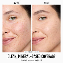 BareMinerals, applicateur en pointe pour précision ciblée sur les cernes.