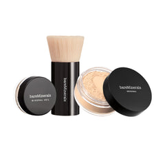 bareMinerals fond de teint minéral en poudre libre pour une couvrance naturelle.