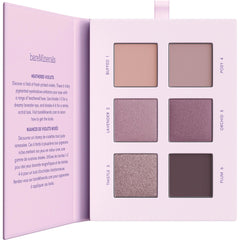 bareminerals mineralist palette d'ombres ton neutre, ouverture révélant des teintes naturelles et faciles à appliquer.