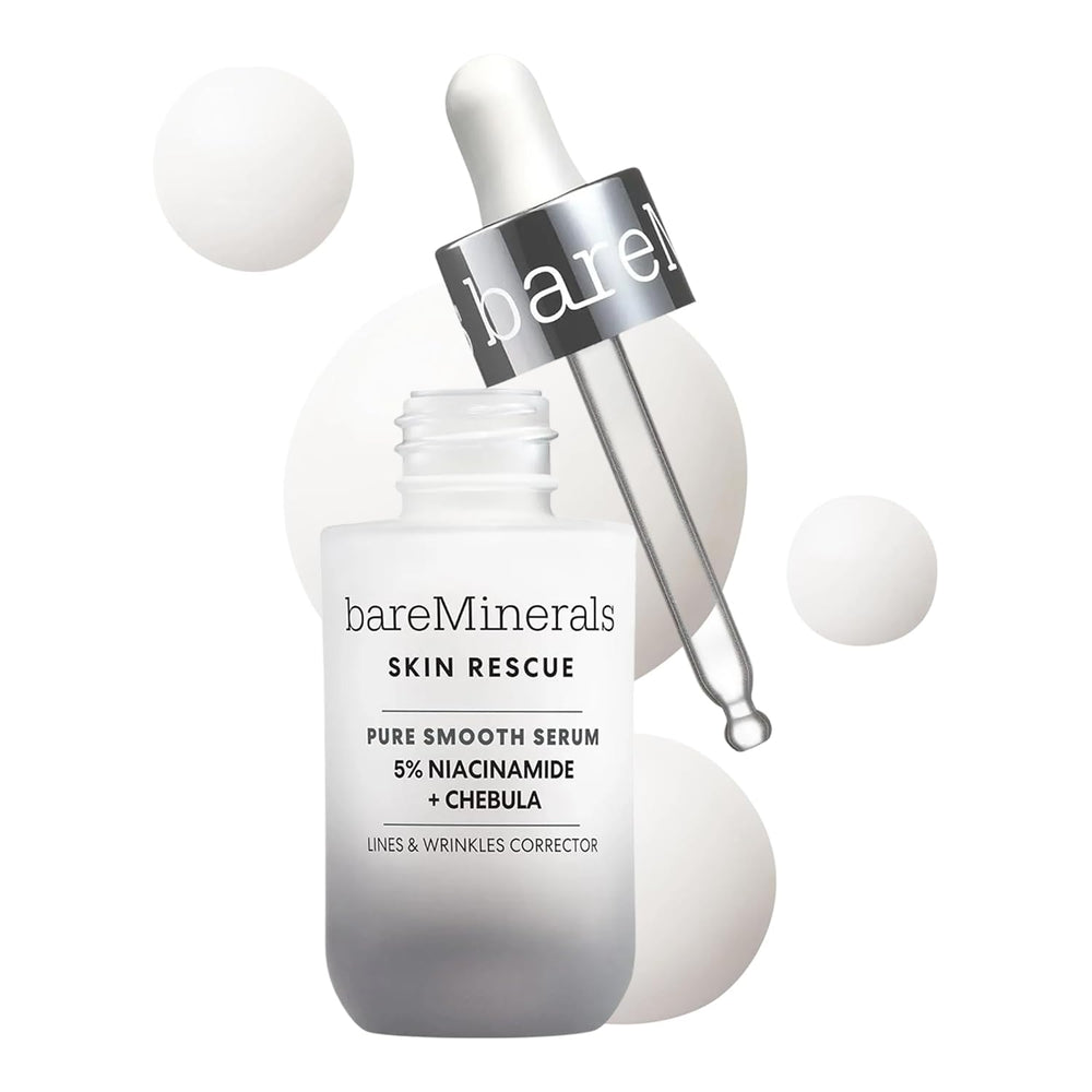 BareMinerals Skin Rescue Sérum – pipette: application précise pour hydrater et lisser la peau.