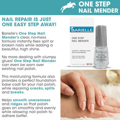 BARIELLE One Step Nail Mender – couche protectrice évitant les taches du vernis.