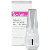 Barielle renforcateur ongles clair bouteille, épaissit et renforce les ongles.