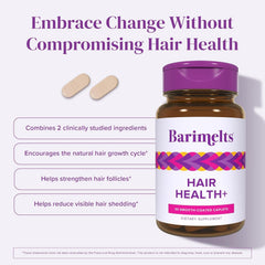 Barimelts Santé Cheveux Plus follicules renforcés pour des cheveux plus forts.