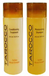 Baronessa Cali Tarocco Shampoing flacon clair pour cheveux propres et brillants.