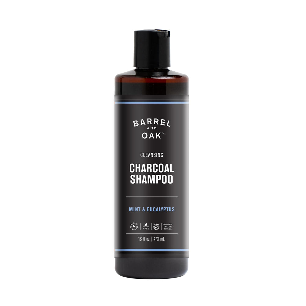 Barrel & Oak charbon-cheveux menthe eucalyptus : rafraîchissement durable.
