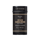 Barrel & Oak déodorant santal épice, parfum boisé et peau sensible