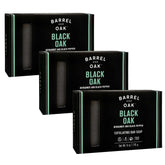 Barrel & Oak Savon exfoliant avec pierre d'olive et charbon pour peau nette
