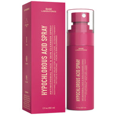 BASE LABORATORIES Hypochloreux spray visage 2oz, soin douceur et nettoyant léger.
