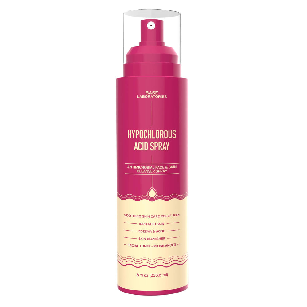BASE LABORATORIES Hypochloreux spray visage – bouteille pompe: soin doux pour irritations et rougeurs