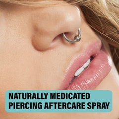 BASE LABORATORIES nettoyage piercing eau saline – minéraux naturels pour la zone.