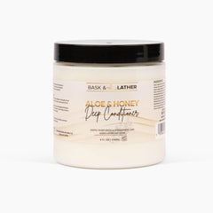 Bask & Lather Aloe et Miel: hydratation en profondeur pour cheveux forts