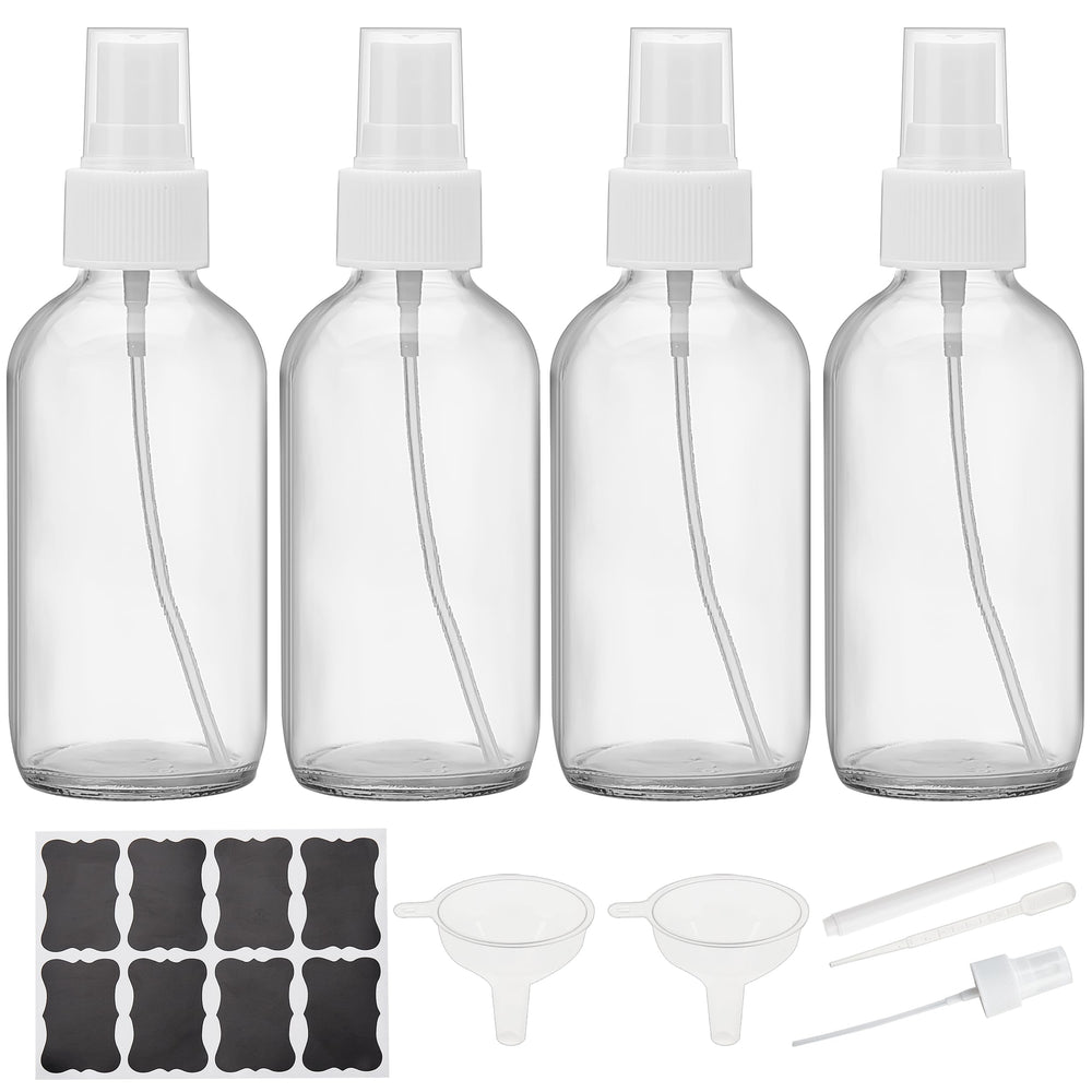 Bastelica bouteille vaporisateur verre clair 4oz prête pour les mélanges faits maison