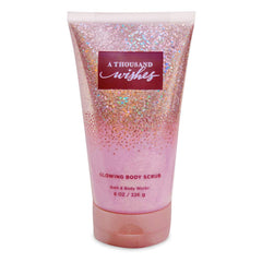 Bath & Body Works A Thousand Wishes Glowing Body Scrub, gommage corporel lumineux pour peau douce et éclatante.