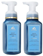 Bath & Body Works Savon mains moussant Air matin frais, idéal pour routine rapide et rafraîchissante.
