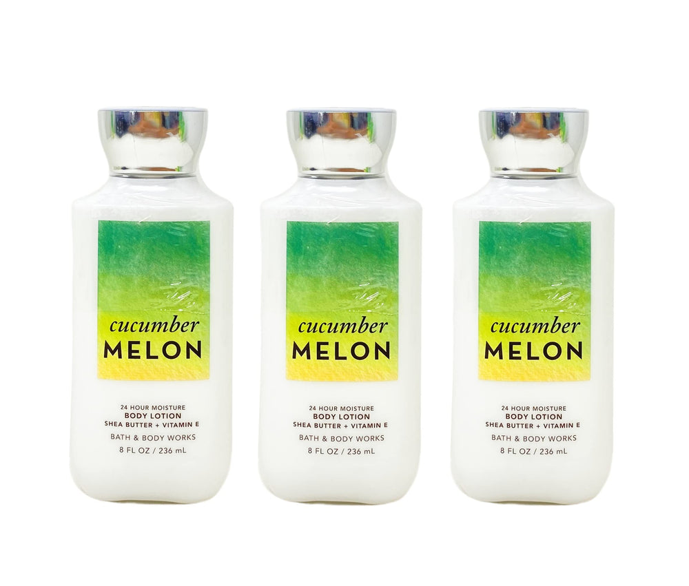 Bath & Body Works Concombre-Melon, flacon-lotion hydratante 24h.