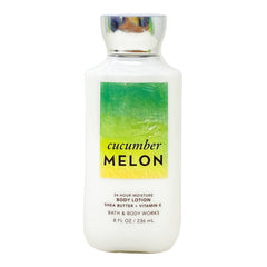 Bath & Body Works Concombre-Melon, flacon-lotion parfum frais et léger.