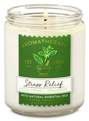 Lotion corporelle Bath & Body Works eucalyptus-spearmint pour hydratation et fraîcheur.