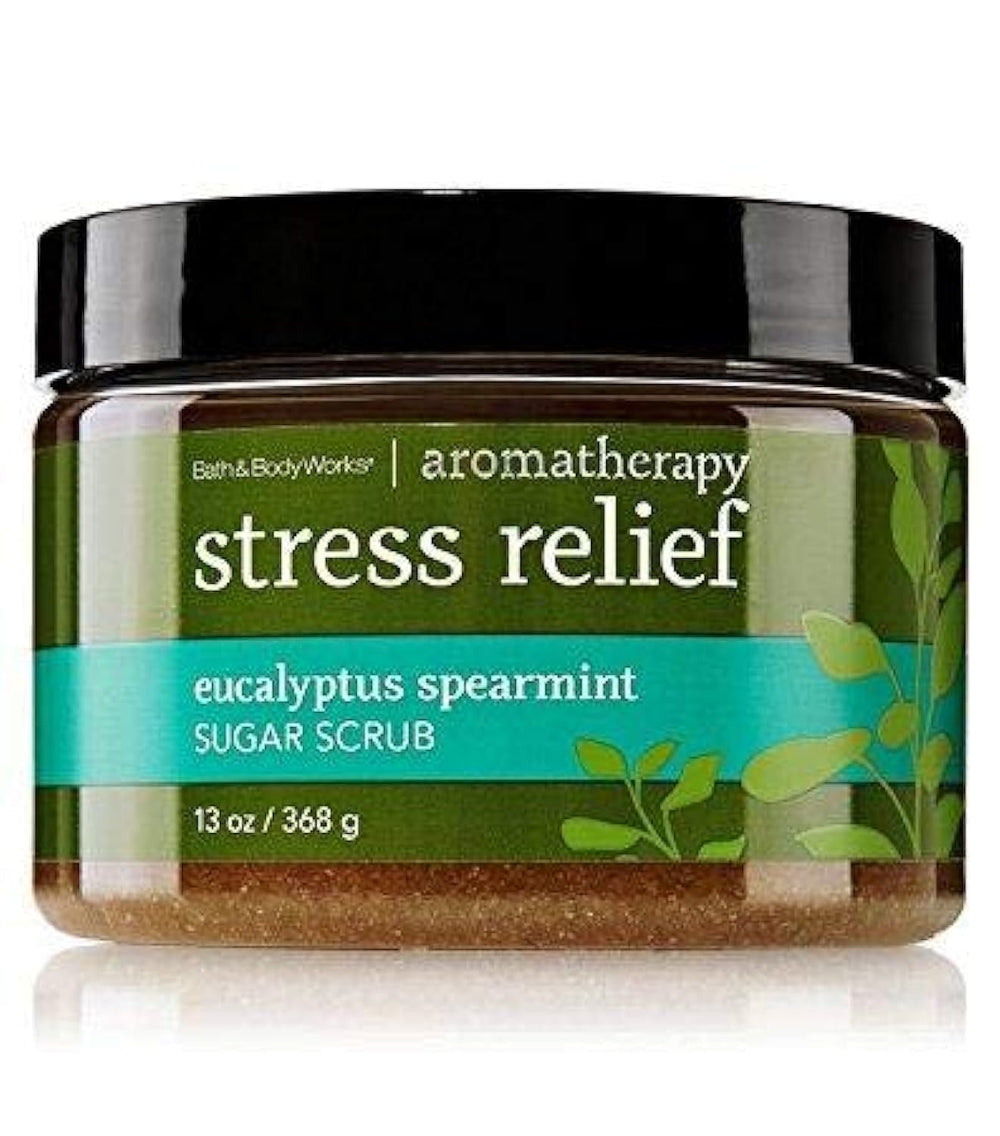 Bath & Body Works gommage sucre Eucalyptus Spearmint, bocal 13 oz, hydrate et lisse la peau