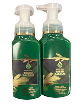 Bath & Body Works Sapin Frais, bouteille de savon moussant pour les mains, parfum hivernal.