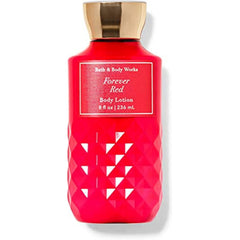 Bath & Body Works Forever Red, lotion en flacon, hydratation légère et parfum durable.