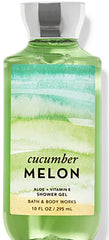 Gel douche Bath & Body Works Concombre Melon, fraîcheur durable et hydratation légère