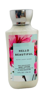Bath & Body Works Hello Beautiful lotion, flacon 8 oz, hydratation durable et parfum doux