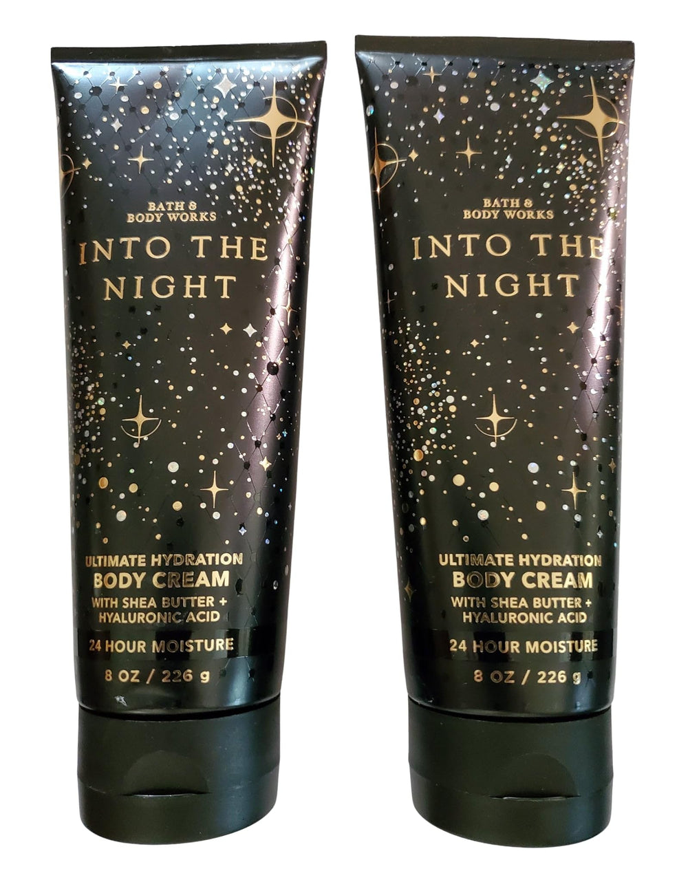 Crème hydratante Bath & Body Works Into the Night, flacon 8 oz, douceur durable pour la peau