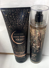 Bath & Body Works Into the Night, crème Ultra Shea, hydratation durable et parfum enveloppant.