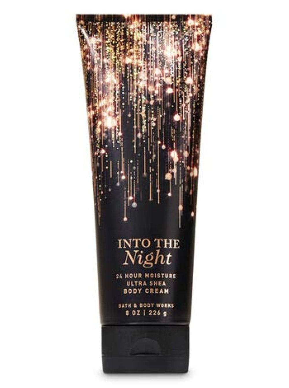Bath and Body Works Into the Night Ultra Shea bottle promises 24-hour moisture