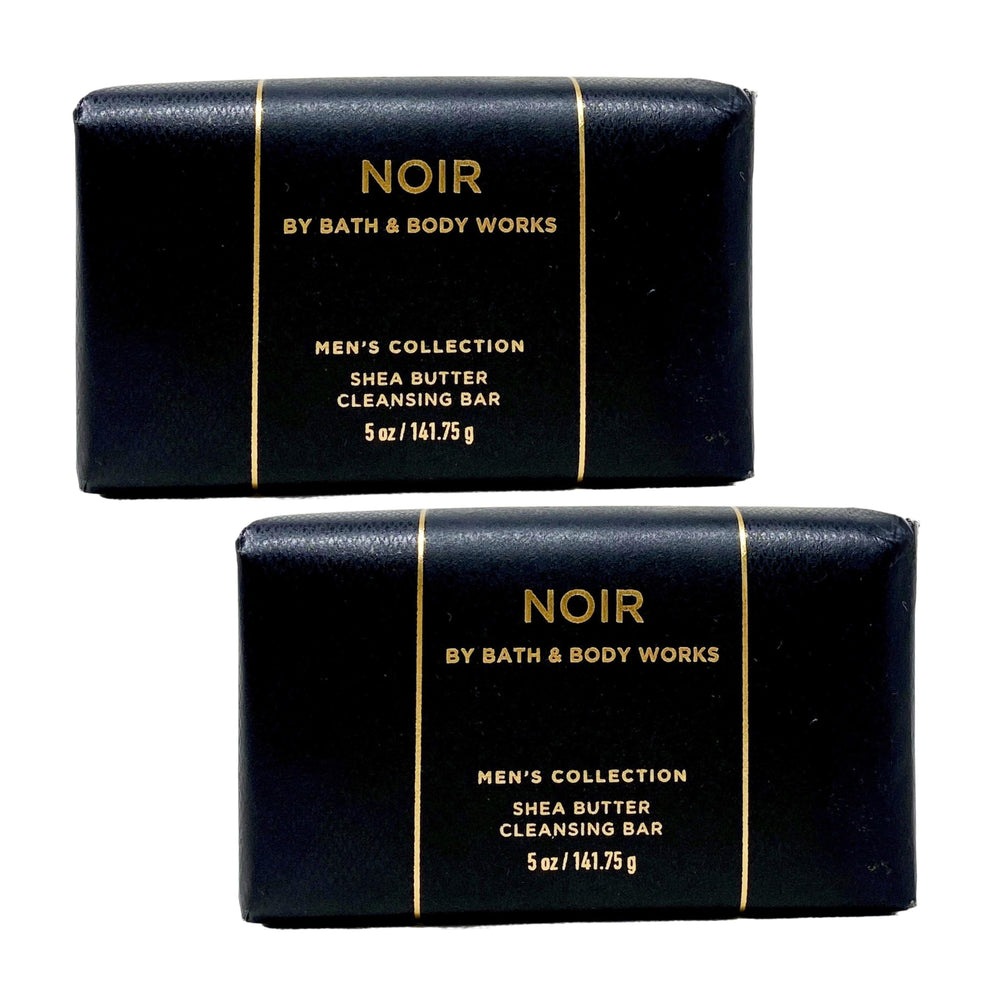 Bath & Body Works Noir pour homme, savon en barre, sensation de fraîcheur.