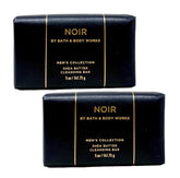 Bath & Body Works Noir pour homme, savon en barre, sensation de fraîcheur.