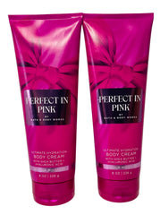 Emballage variable de Bath & Body Works Perfect in Pink avec l’étiquette du produit.