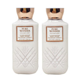 Flacon de lotion Pure Wonder Bath & Body Works prêt à hydrater durablement la peau.