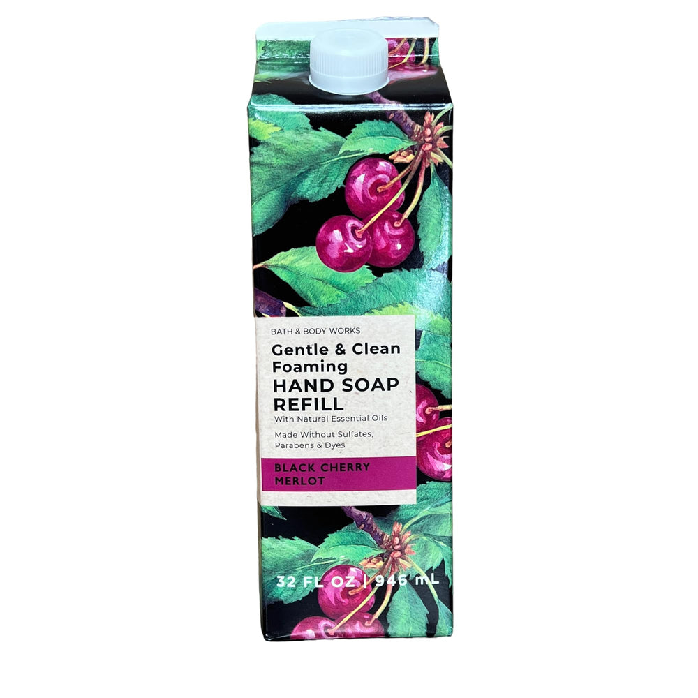 Bath & Body Works Remplissage Savon Mousse Cerise Noire Merlot – bouteille élégante et pratique