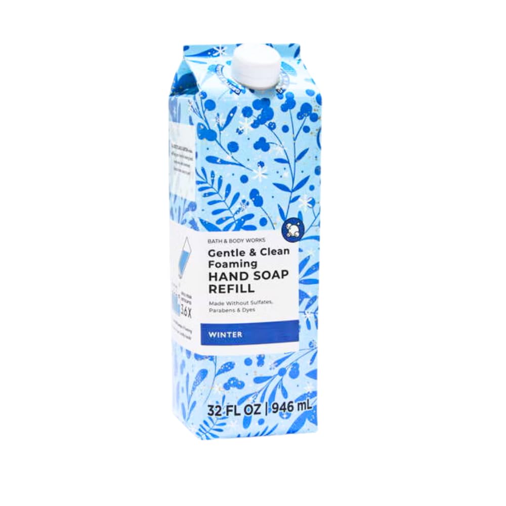 Bath & Body Works Savon main moussant refill hivernal apaisant et doux.