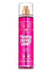 Bath & Body Works Twisted Peppermint brume parfumée, parfum durable sur les points pulsation.