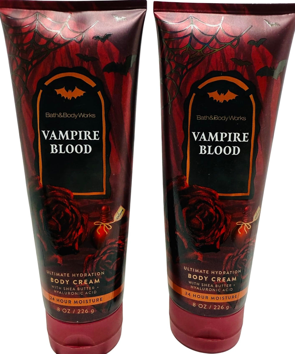 Bath & Body Works Vampire Blood Ultimate Hydration Cream jar with creamy texture for moisture