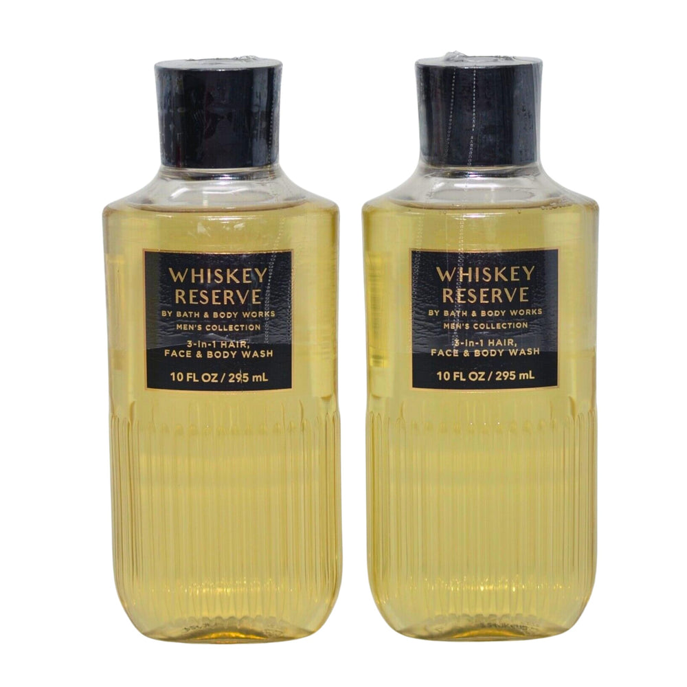 Bath & Body Works Whiskey Reserve gel douche, flacon élégant pour une douche hydratante et parfumée.