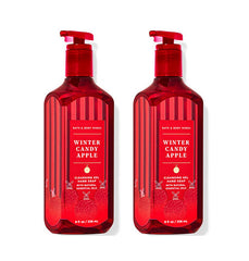 Bath & Body Works Winter Candy Apple hand soap two-pack bottle with rich foam