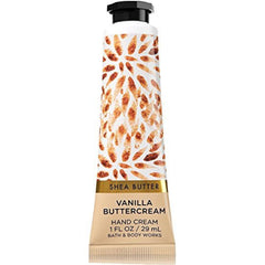 Bath & Body Works crème main karité vanille chantilly, hydratation rapide et douceur.