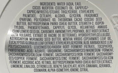Étiquette sans parabènes et testé dermatologiquement, soin sûr.