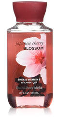 Gel douche Bath & Body Works Fleur de cerisier japonaise - bouteille parfumée pour une douche agréable