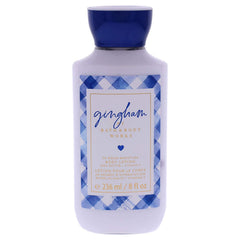 Bath & Body Works Gingham, bouteille-lotion, hydratation douce et durable pour tous les types de peau.