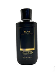 Bath & Body Works Noir contient vitamine E et aloe, pour peau hydratée et nourrie.