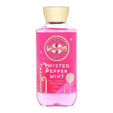 Bath & Body Works Twisted Peppermint Shower Gel: flacon élégant, parfum rafraîchissant pour la douche.